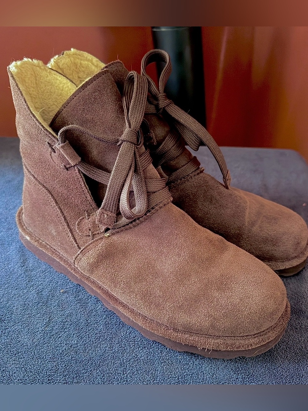 BearPaw Zora Ankle Bootie in Fig